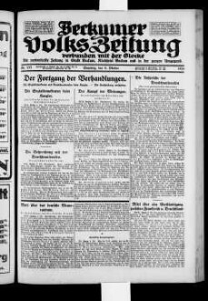 Beckumer Volks-Zeitung. 1921-1930