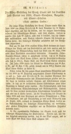 III. Abschnitt