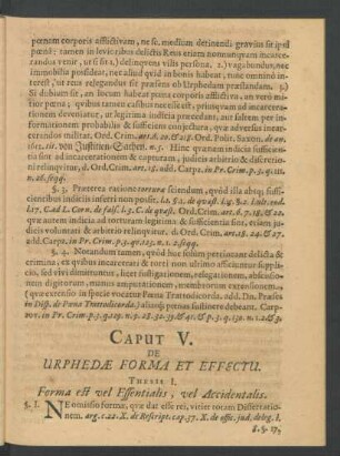 Caput V. De Urphedae Forma Et Effectu.