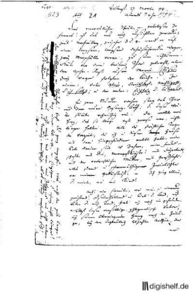 21: Brief von Klamer Eberhard Karl Schmidt an Johannes Abel : Becker, Rudolf Zacharias; Becker, W. G.;