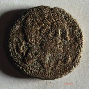 Römische Münze, Nominal As, Prägeherr unbekannt, Prägeort Celsa, Original
