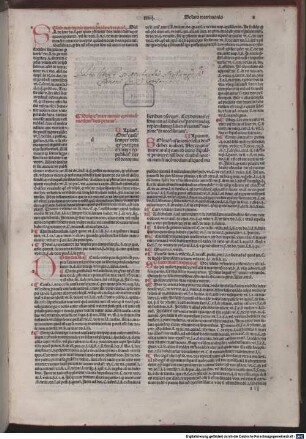 Corpus iuris civilis. Infortiatum : mit der Glossa ordinaria von Accursius Florentinus und Summaria von Hieronymus Clarius