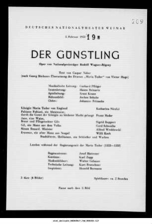 Der Günstling