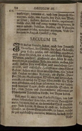 Sæculum III.