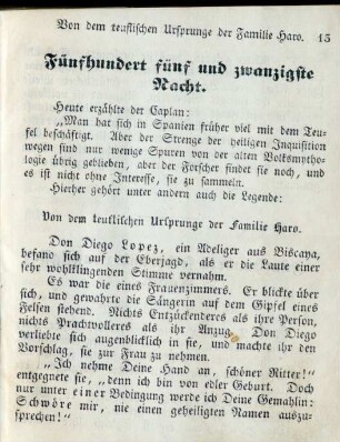 Fünfhundert fünf und zwanzigste Nacht