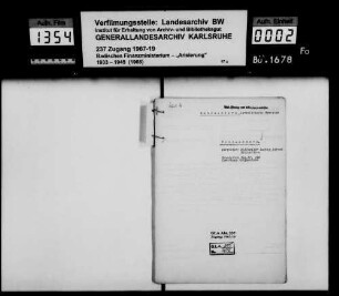 Schluchtern, Israelitsiche Gemeinde Käufer: Hermann Besserer, Landwirt in Schluchtern Lagerbuch-Nr. 110 Schluchtern