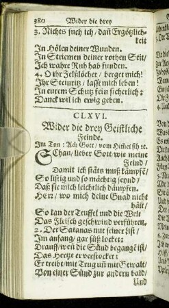 Wider die drey Geistliche Feinde.