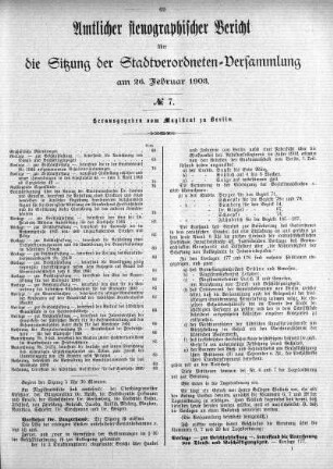 No. 7, 26. Februar 1903