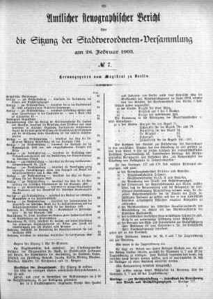 No. 7, 26. Februar 1903