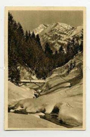 WHW-Postkarte: Rindalphorn (Allgäu)