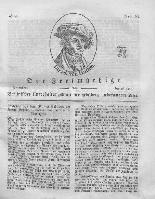 Nro. 53., Donnerstag, den 16. März 1809