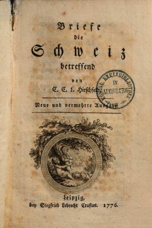 Briefe, die Schweiz betreffend