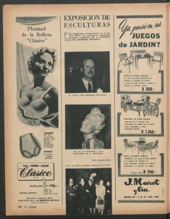 Exposición de esculturas