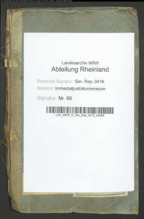 Einführung der preußischen Gesetzgebung in der Rheinprovinz.