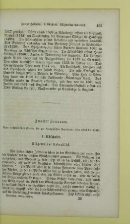 Zweiter Zeitraum. Vom westphälischen Frieden bis zur französischen Revolution (von 1648 bis 1789)