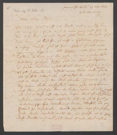 Brief an Peter Joseph Lenné : 29.10.1835