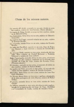 Obras de los mismos autores.