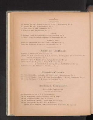 Academische Commissionen.