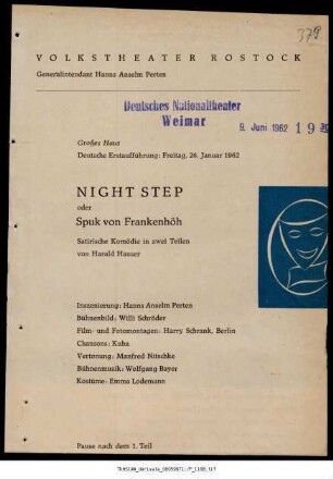 Night step oder Spuk von Frankenhöh