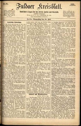 Ausgabe vom Donnerstag, den 15. Juli 1880.