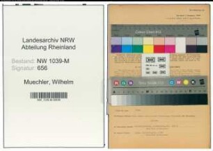 Entnazifizierung Wilhelm Muechler , geb. 08.02.1897 (Meister)