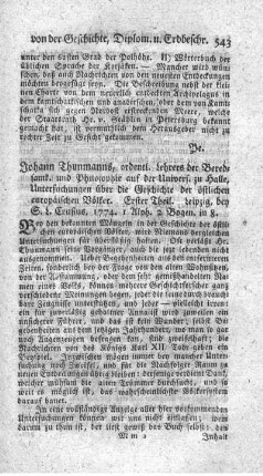 Untersuchungen über die Geschichte der östlichen europäischen Völker. T.1.
