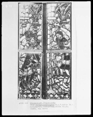Katharinenfenster: Enthauptung der heiligen Katharina