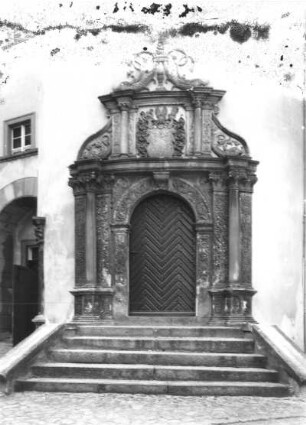 Küstrin (Kreis Königsberg/Neumark)/Kostrzyn (pow. Gorzów Wielkopólski/Polen). Schloß (Friedrichsmuseum; Mitte 16. Jahrhundert). Portal