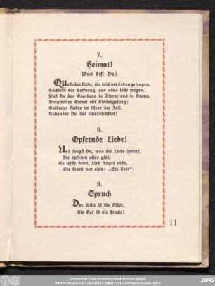 8. Opfernde Liebe!