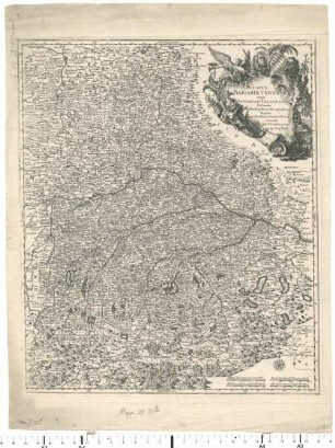 Ducatus Baioariae Universae atque Superioris Palatinatus Delineatio : ad justas Projectionis Stereographicae Regulas jussu Academiae scientiarum Boicae revocata