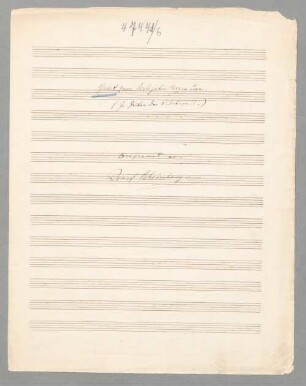 Herz-Jesu-Hymne WoO 41 - BSB Mus.ms. 4744 d-6