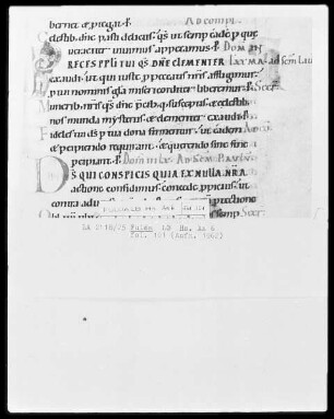 Sequentiar, Graduale und Sakramentar — ---, Folio 101Buchseite