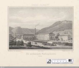 Die mechanische Flachsspinnerei bei Urach
