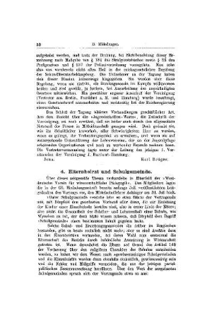 Elternbeirat und Schulgemeinde : [Mitteilungen]