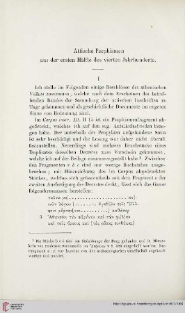 2: Attische Psephismen aus der ersten Hälfte des vierten Jahrhunderts, [1]