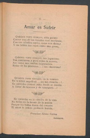 Amar es sufrir