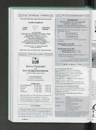 Vereine.Einrichtung.Institutionen
