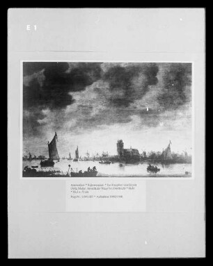 Ansicht der Maas bei Dordrecht