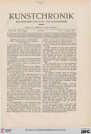 Heft 15 (3. Februar 1911)
