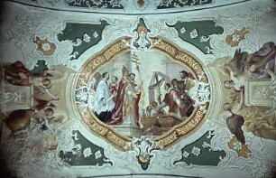 Jochgewölbe: Auffindung des Grabes des heiligen Dionysius