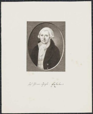 Icones Professorum Marpurgensium — Bildnis des Johann Heinrich Christian Erxleben (1753-1811)