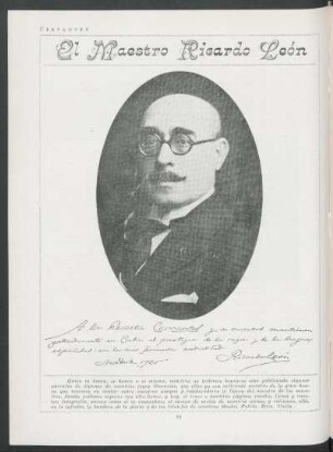 El maestro Ricardo León