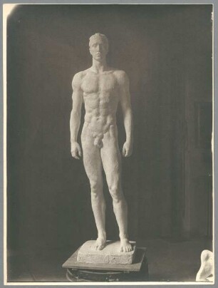 Modell Stehender Jüngling, 1938, Gips
