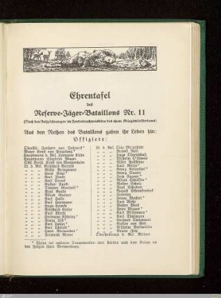 Ehrentafel