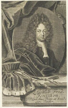 Bildnis des Gottlob Frid. Jenichen