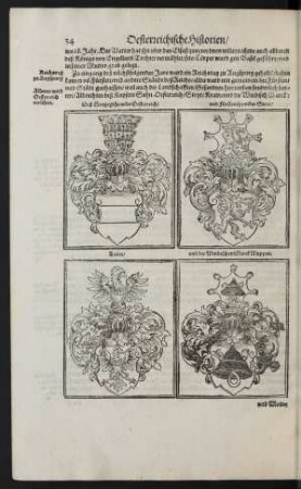 und der Windischen Marck Wappen.