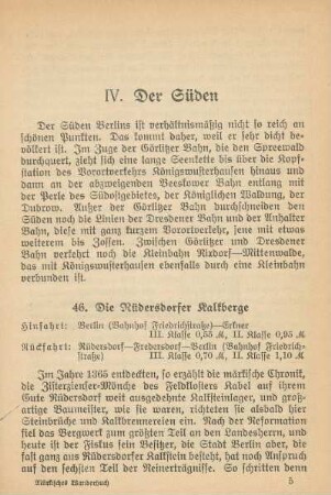 46. Die Rüdersdorfer Kalkberge