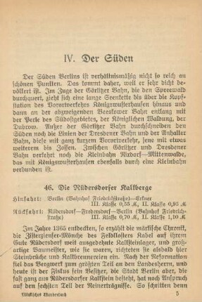 46. Die Rüdersdorfer Kalkberge