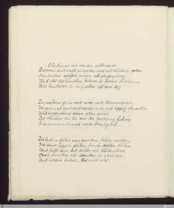 O lenken ab wir von den wellenauen (Strand) : [SW II: H5(Hymnen)]; [SW II, S. 21/105-106]