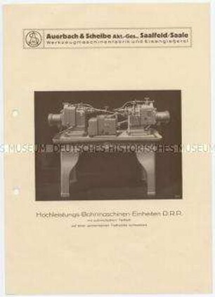 Hochleistungs-Bohrmaschineneinheiten